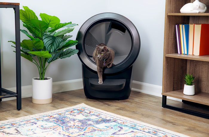 Whisker litter robot 4 Zwart product in gebruik