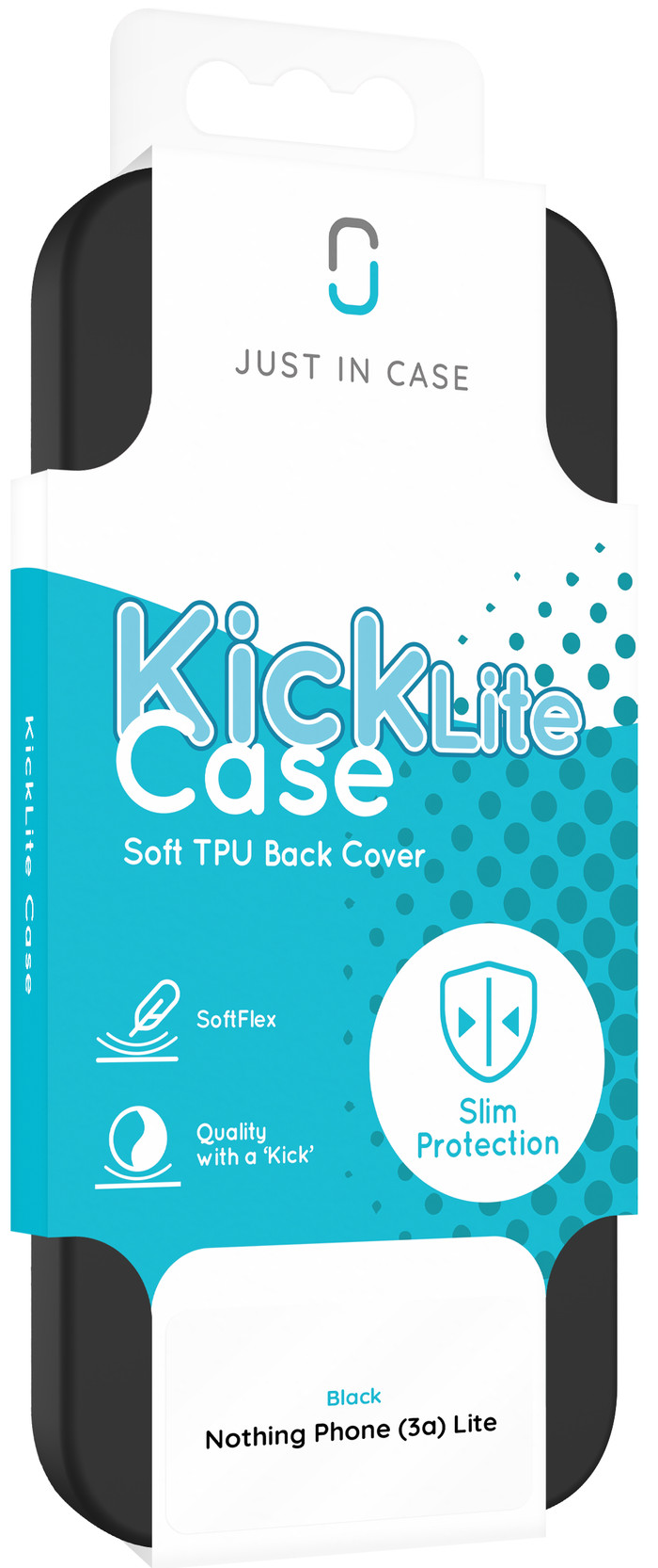 Just in Case Rugged Nothing Phone (3a) Lite Back Cover Black packaging
