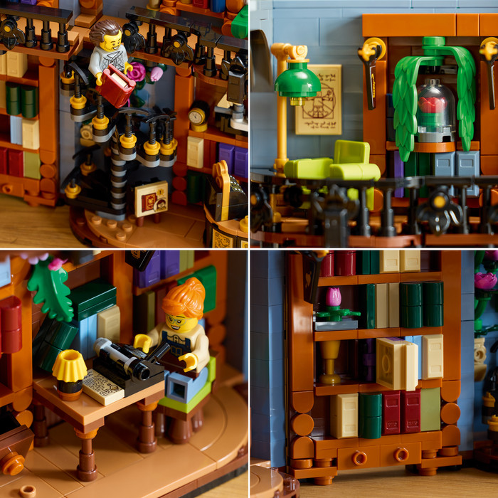 LEGO Icons Boekensteun: Boekhandel 11379 product in gebruik