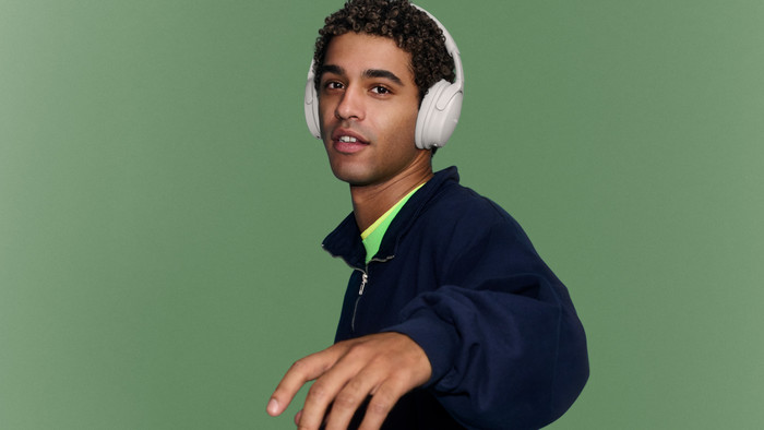 Bose QuietComfort Headphones (2nd Gen) Wit product in gebruik