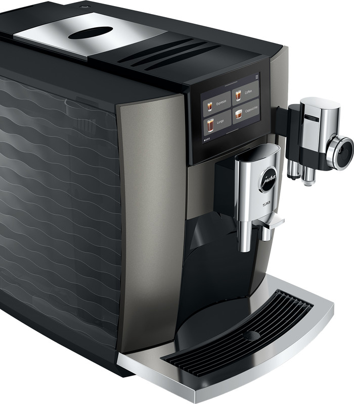 JURA S10 Dark Inox (EA) linkerkant