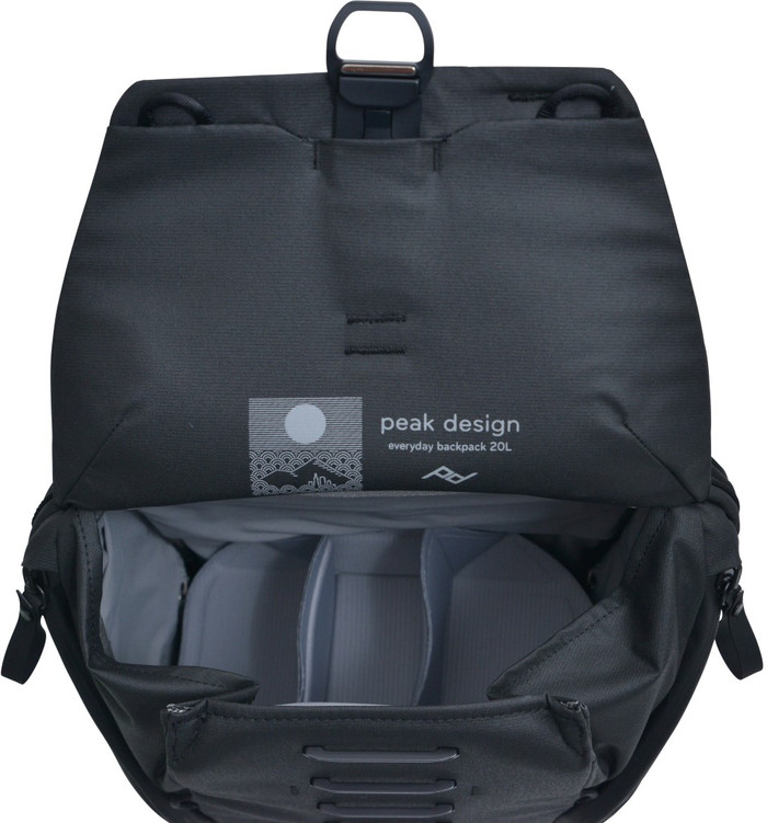 Peak Design Everyday Backpack 20L v3 Black binnenkant