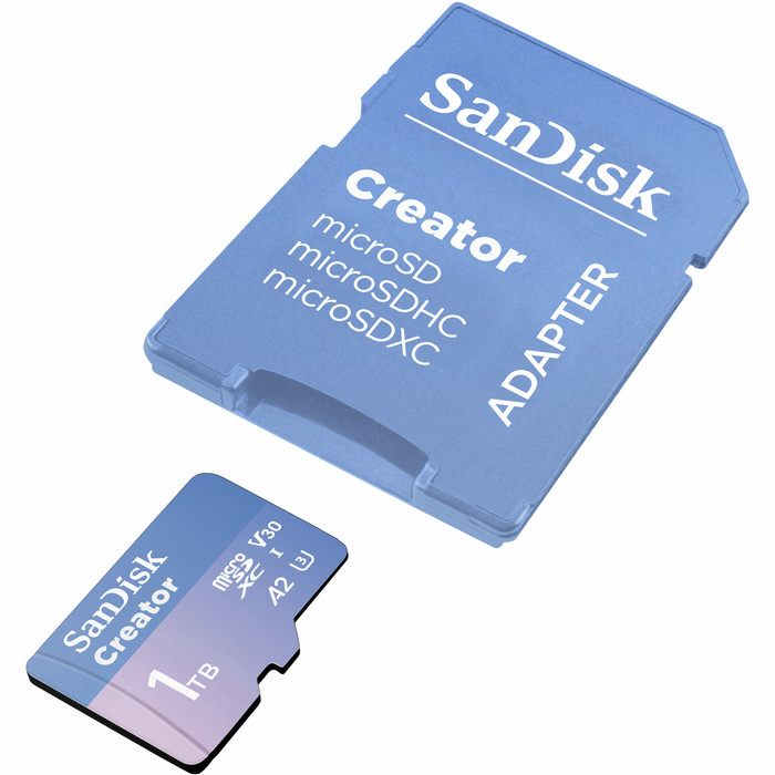 SANDISK MicroSDXC Creator 1TB 130MB/s samengesteld product