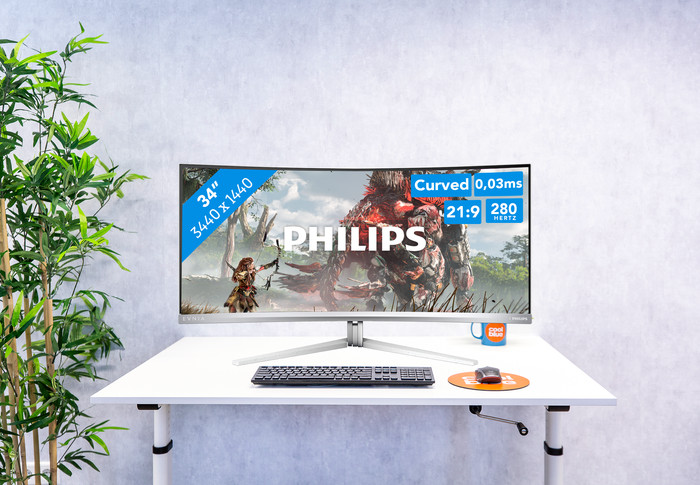 Philips 34M2C8600P QD-OLED Curved visual Coolblue 1