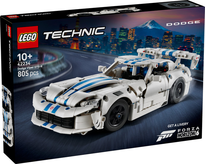 LEGO Technic Dodge Viper GTS-R Sports Car 42234 packaging