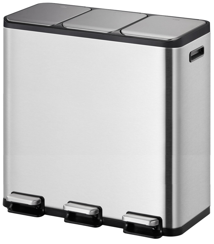 EKO EcoCasa II 3 x 15 Liter Mat Rvs Main Image
