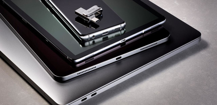 SanDisk Ultra Dual Drive Luxe USB-C 64GB product in gebruik