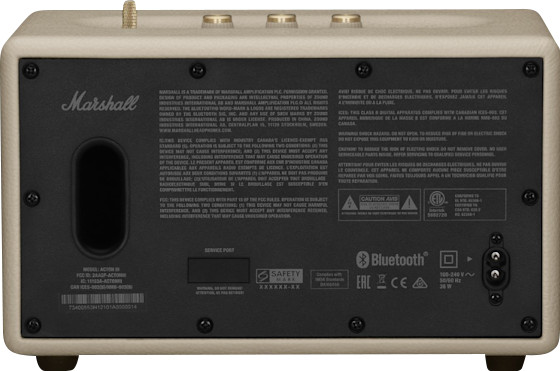 Marshall Acton III Speaker BT Cream back