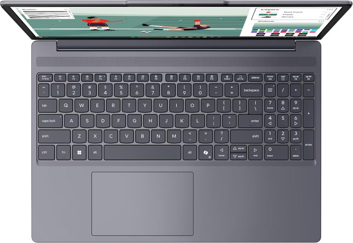 Lenovo IdeaPad Slim 3 OLED Copilot+ PC 15IPH11 83UR00EUMH bovenkant