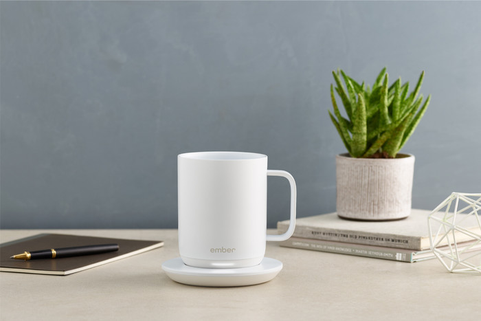 Ember Mug² 295ml white product in use