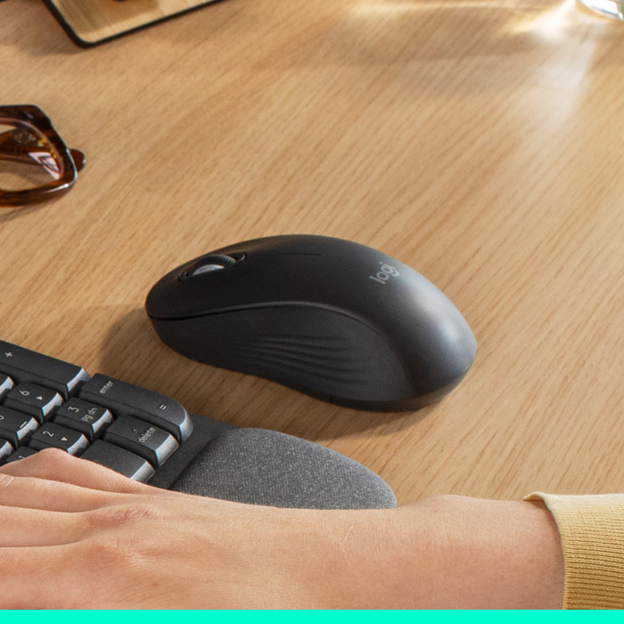 Logitech Signature M550 L Wireless Mouse Black product in use