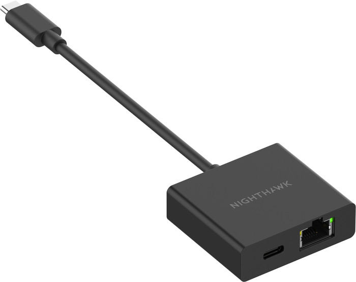 Netgear Nighthawk Usb C naar Ethernet Adapter linkerkant
