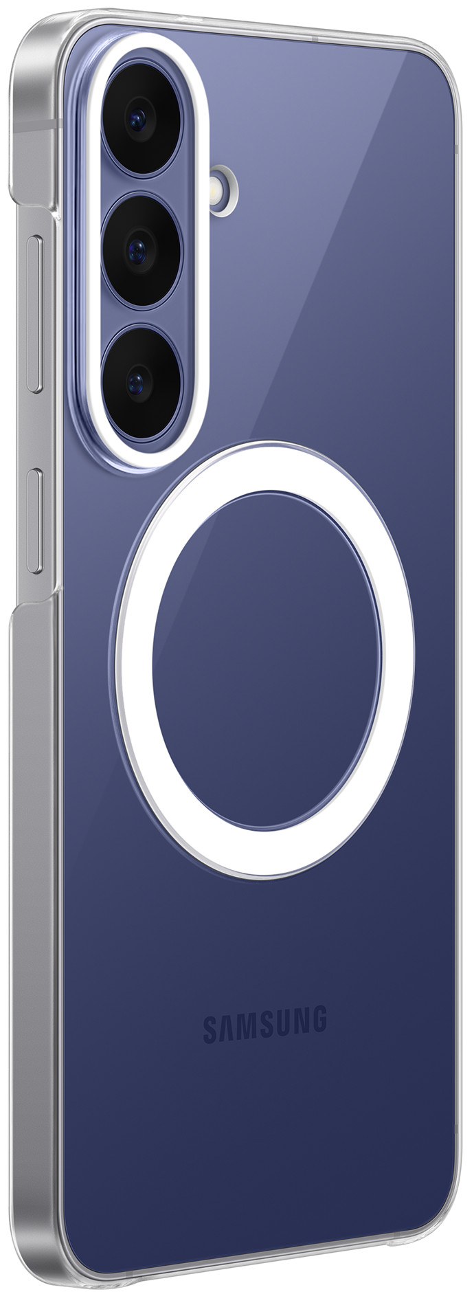 Samsung Galaxy S26 FE Back Cover with Magnet Transparent right side