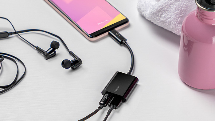 Belkin USB-C auf 2 x USB-C Adapter null