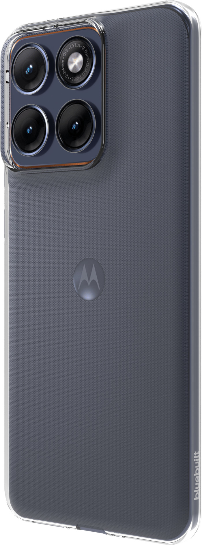 BlueBuilt Motorola Edge 70 Fusion Back Cover Transparant achterkant