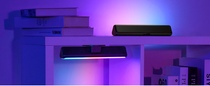 Govee RGBICWW Light Bars product in gebruik