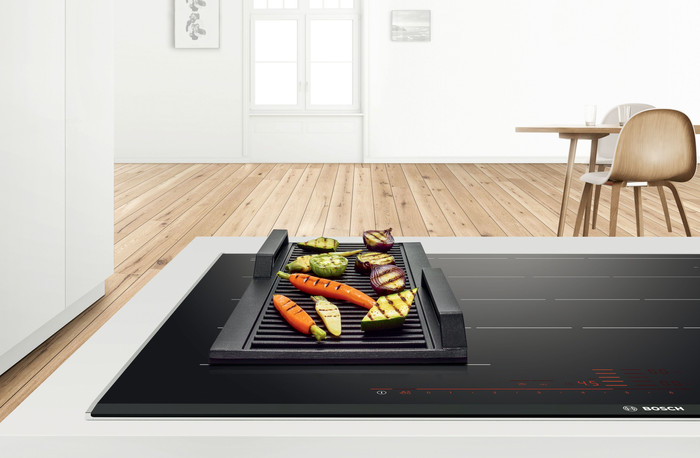 Siemens HZ390522 Grillplaat product in gebruik