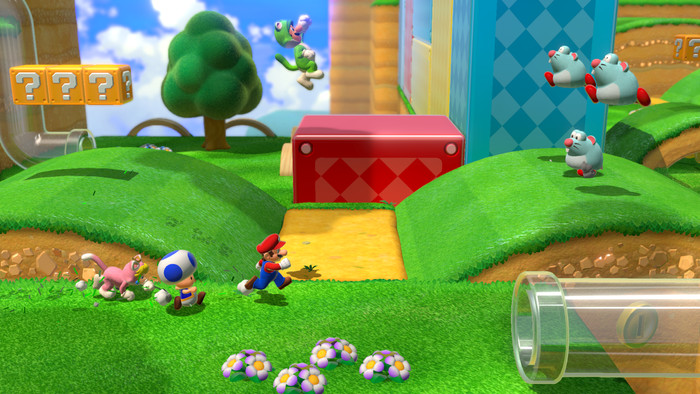 Super Mario 3D World + Bowser's Fury product in use