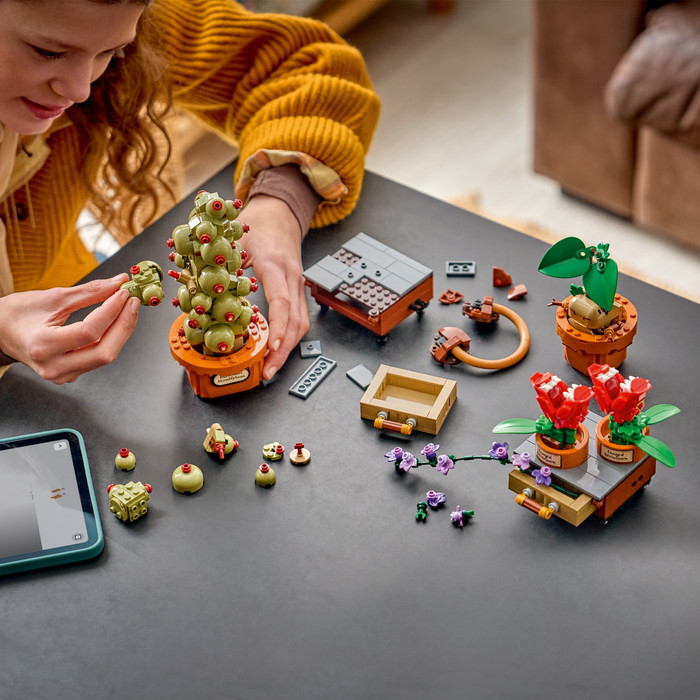LEGO Harry Potter Zweinstein Kruidenkunde Planten 76474 product in gebruik