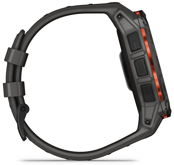 Garmin Instinct 3 Solar Zwart 50 mm linkerkant