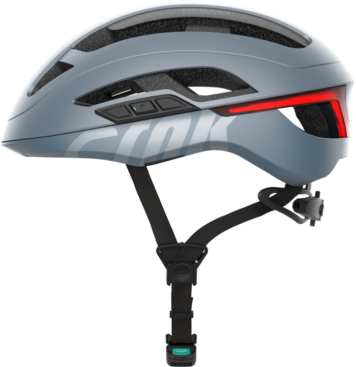 CRNK Angler Alpha Metallic Blauw L linkerkant