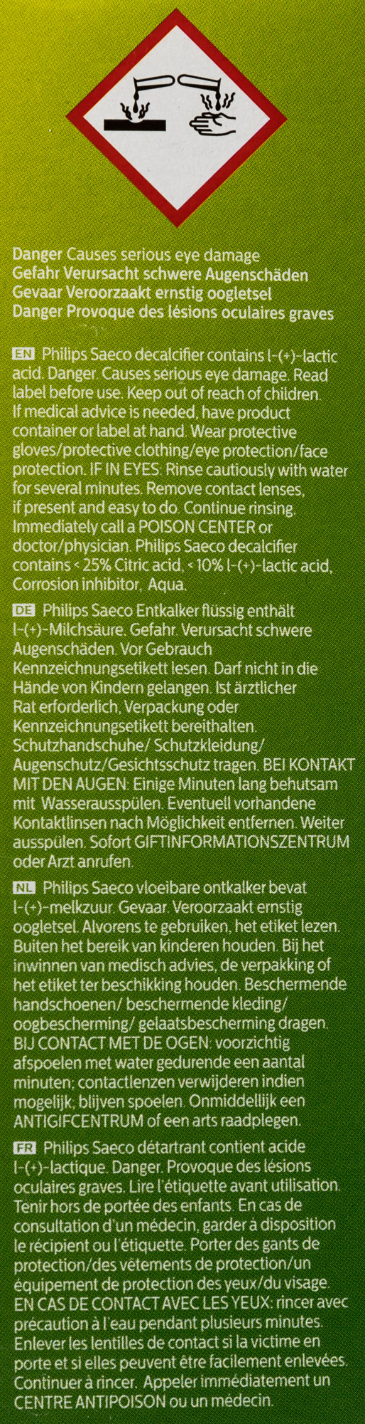 Philips/Saeco CA6700/10 Ontkalker 4 stuks null