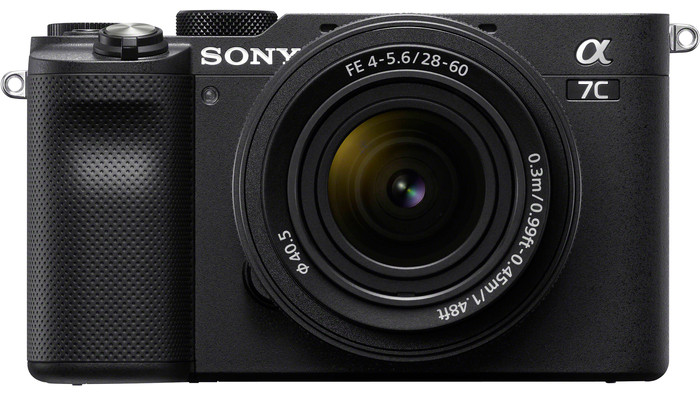 Sony A7C Black + 28-60mm f/4-5.6 Black front