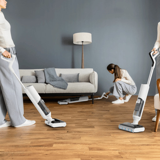 Rowenta X-Clean 5 Pro GZ5435 product in gebruik
