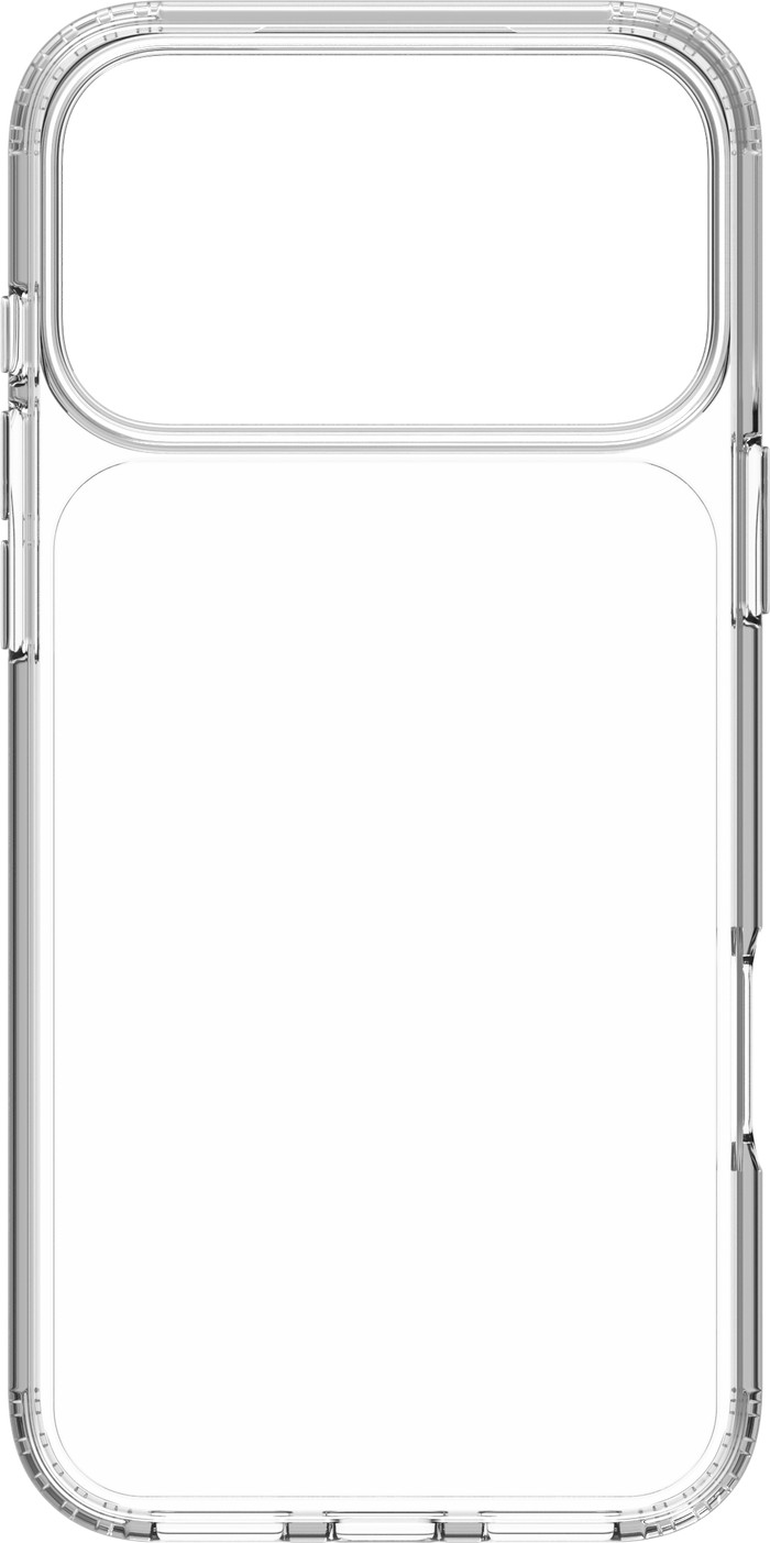 BlueBuilt Protective Back Cover iPhone 17 Pro Max Transparent + Screen Protector Duo Pack back