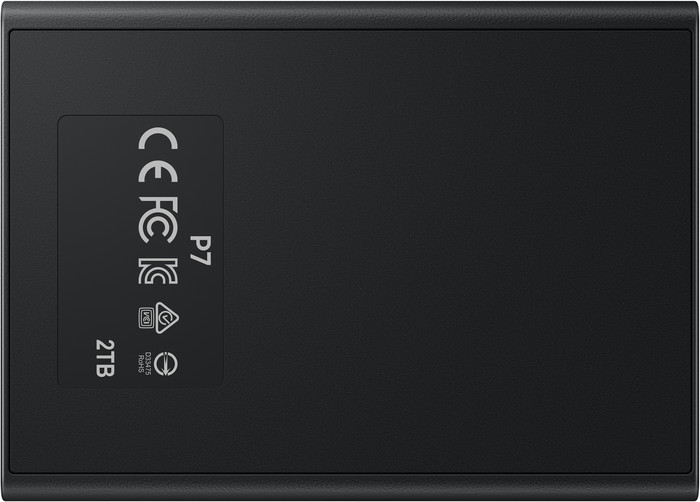 Samsung P7 Portable SSD 2TB achterkant