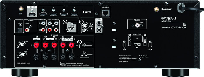 Yamaha RX-V4A achterkant