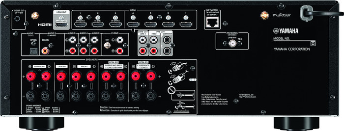 Yamaha RX-V6A achterkant