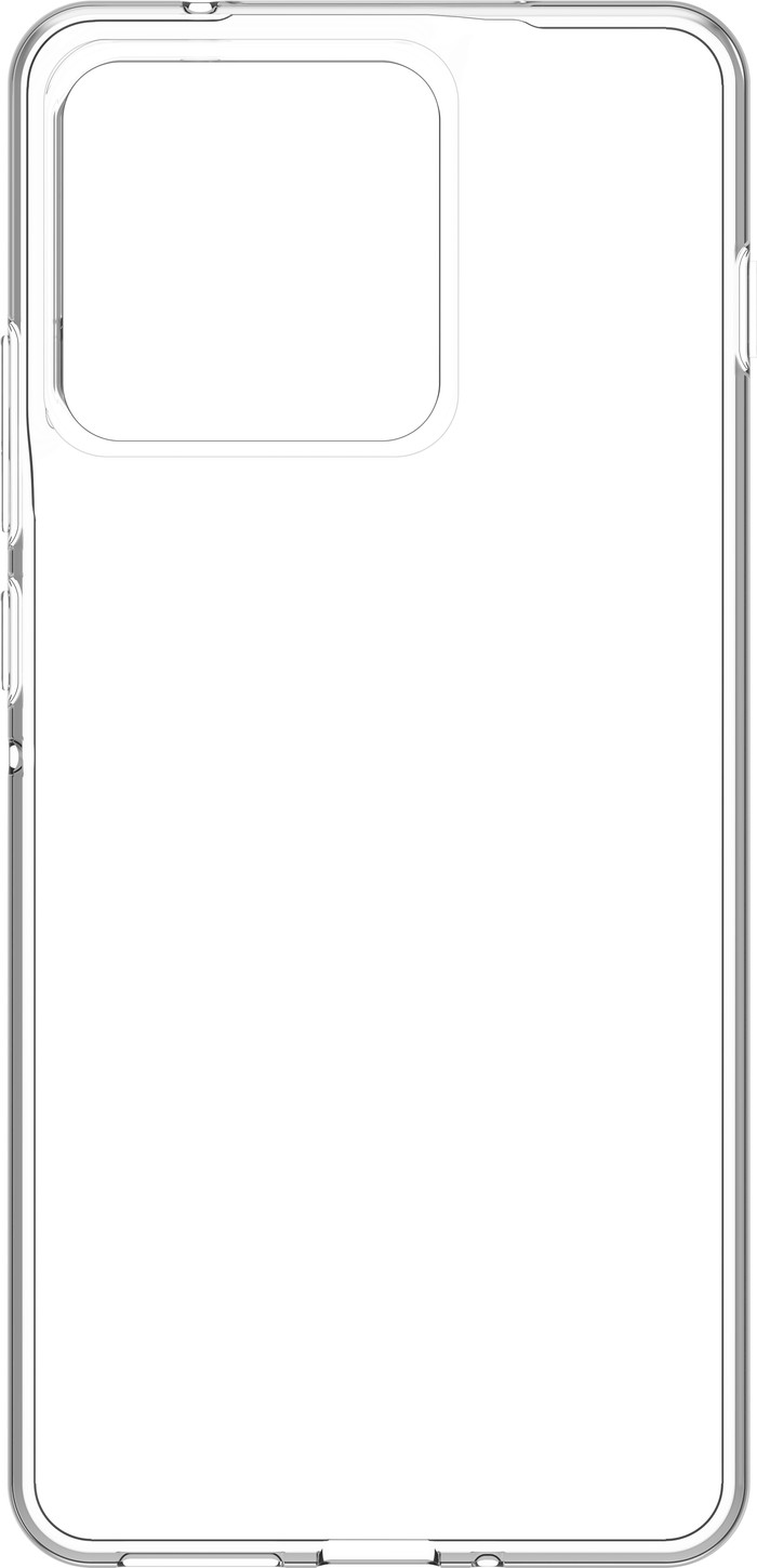 Just in Case Soft Design Motorola Edge 70 Back Cover Transparant voorkant