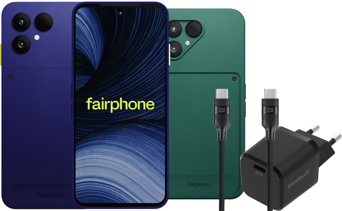 Fairphone 6+ 256GB Blauw 5G + Compleet Accessoirepakket Main Image