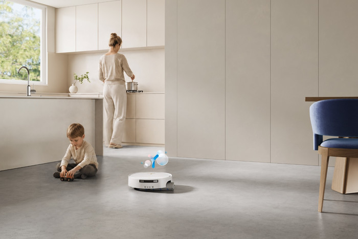 Ecovacs DEEBOT T90s Omni White product in gebruik