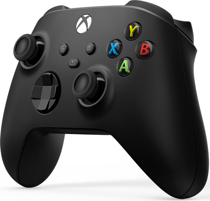 Microsoft Xbox Series X und S Wireless Controller Carbon Schwarz vorne