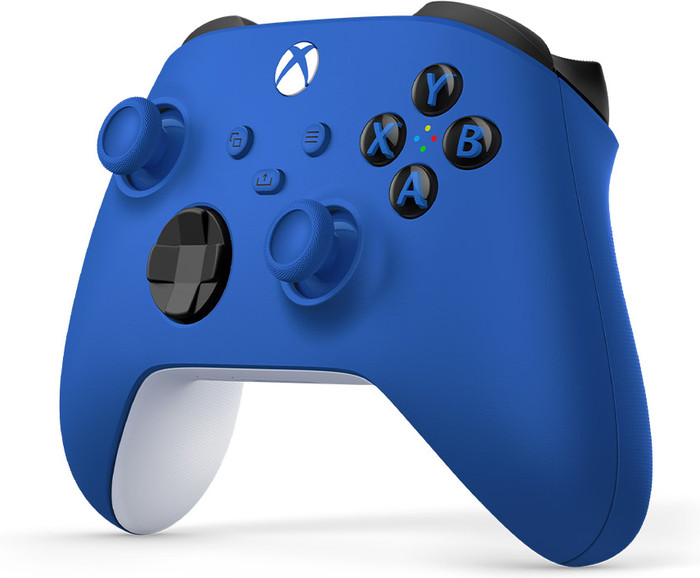 Microsoft Xbox Series X et S Manette Sans Fil Bleu côté gauche