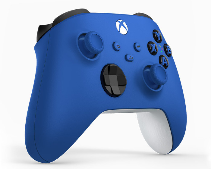 Microsoft Xbox Series X et S Manette Sans Fil Bleu côté droit