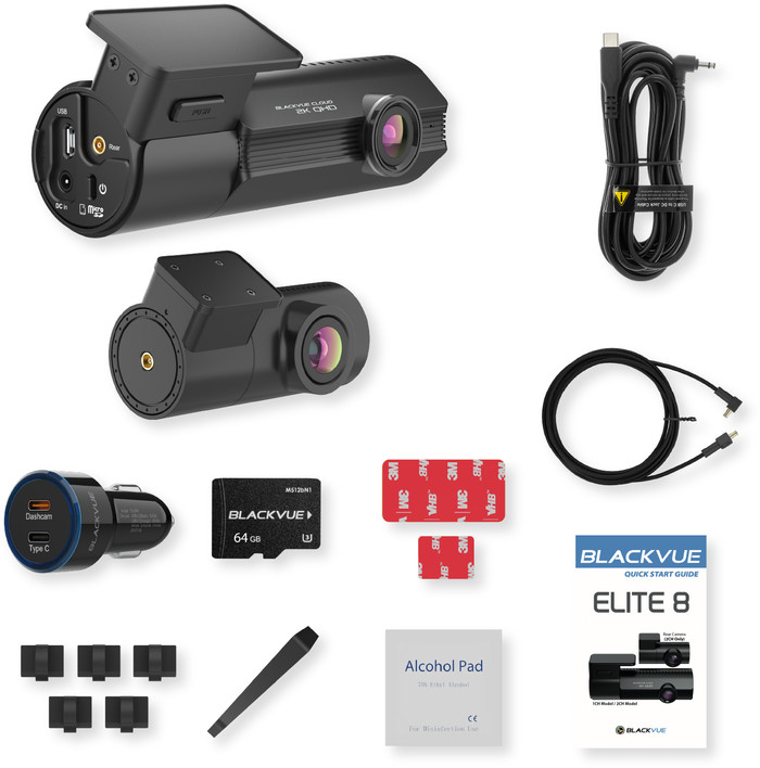 BlackVue Elite 8-2CH 64GB accessoire