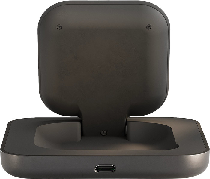 ZENS MagSafe en Qi2 Draadloze Oplader 15W met Standaard Zwart achterkant