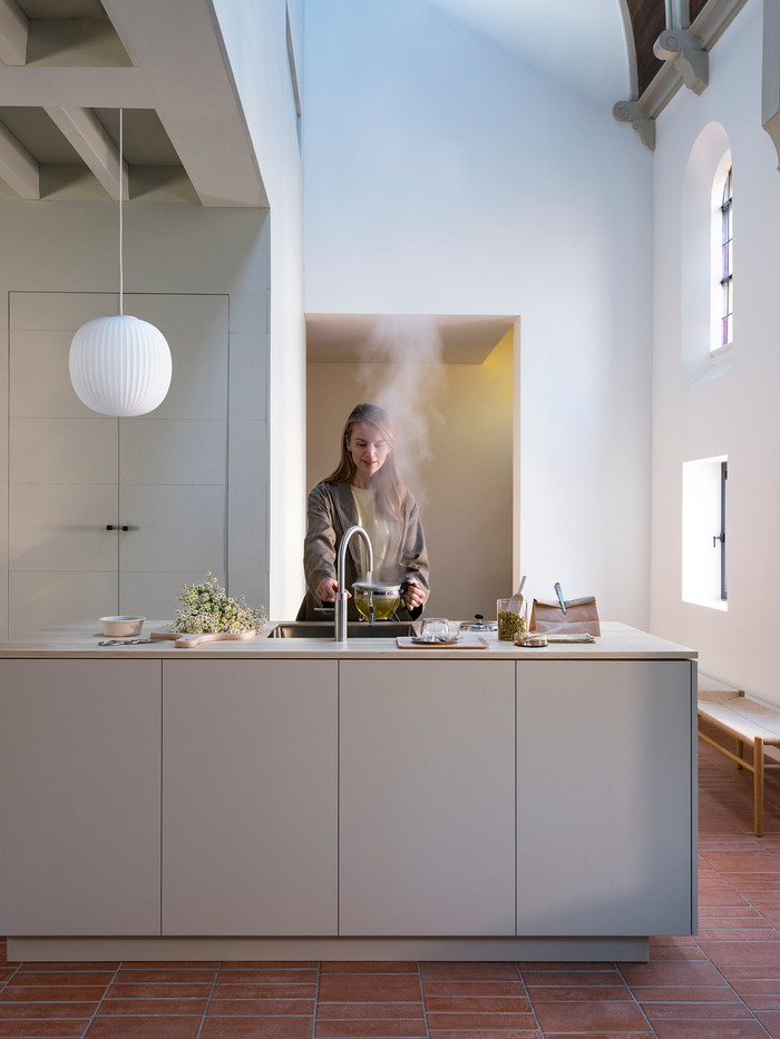 Quooker PRO3 & Quooker Fusion Round RVS product in gebruik