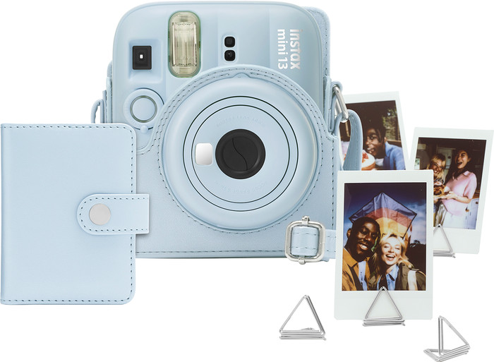 Fujifilm Instax Mini 13 Accessoire Kit Frost Blue voorkant