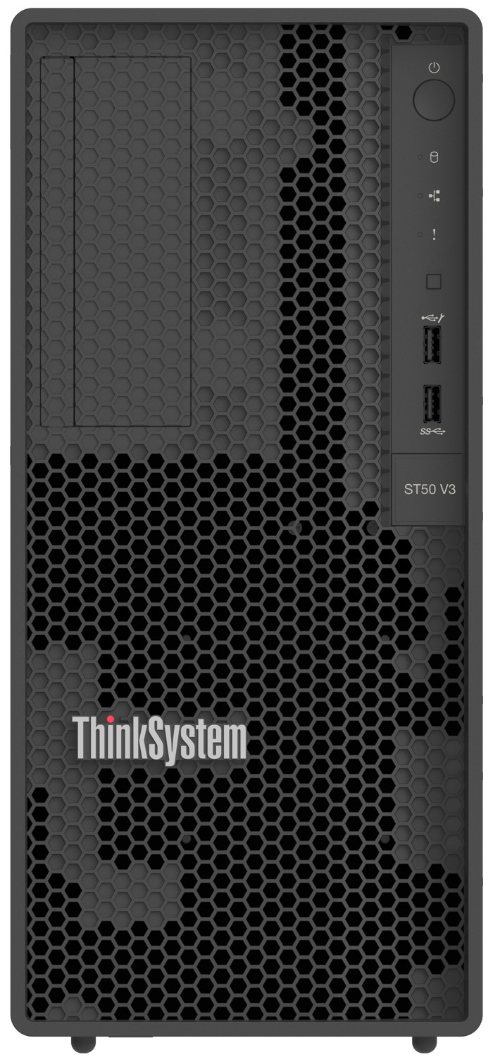 Lenovo ThinkSystem ST50 V3 Tower Server - 7DF31002EA voorkant