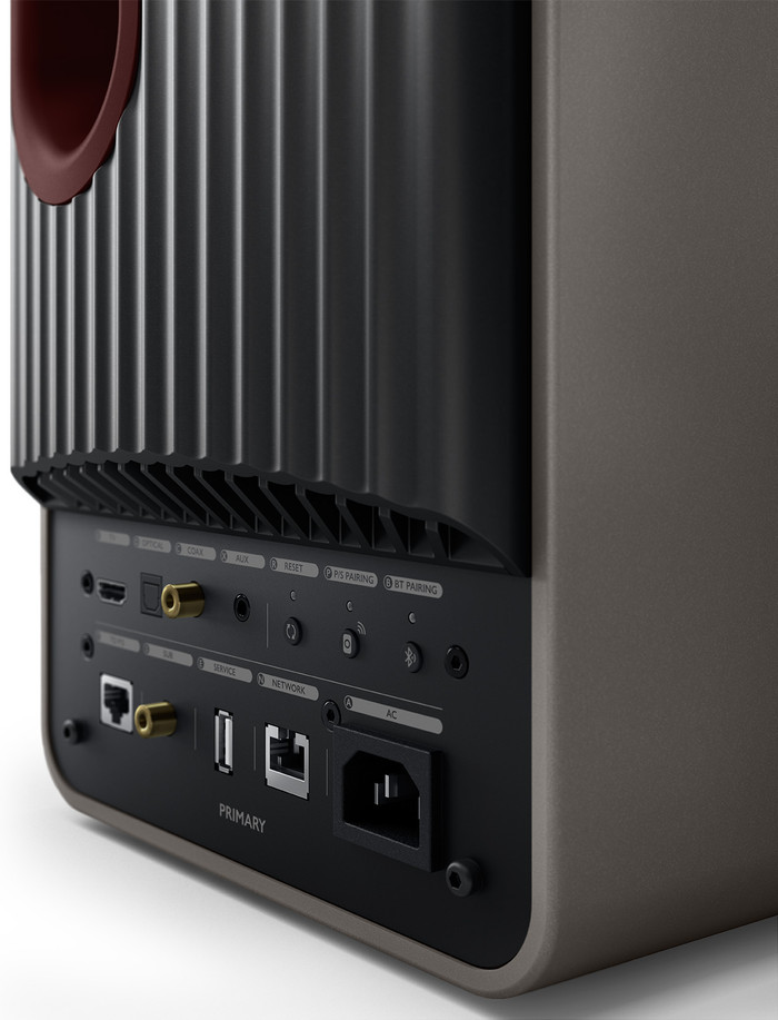 KEF LS50 Wireless II Grijs (per paar) detail