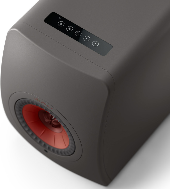 KEF LS50 Wireless II Grijs (per paar) bovenkant