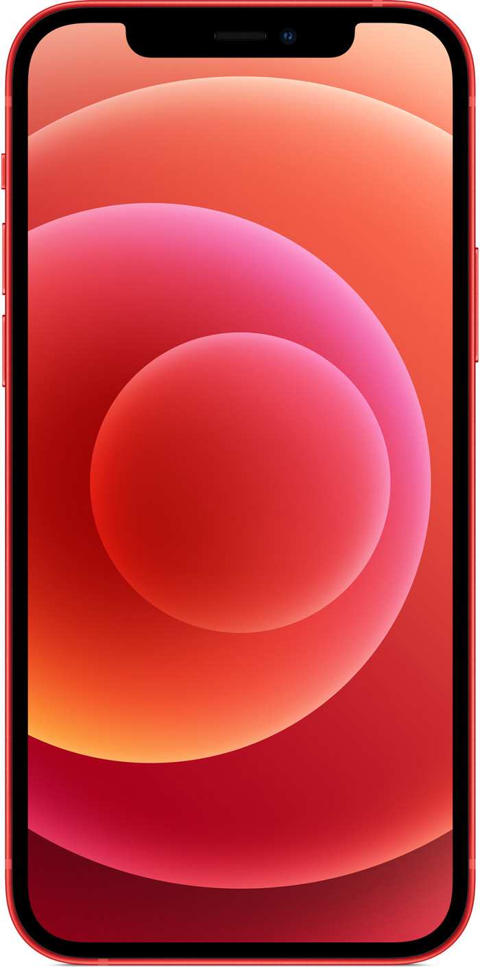 Refurbished iPhone 12 128GB Rood (Zo goed als nieuw) voorkant