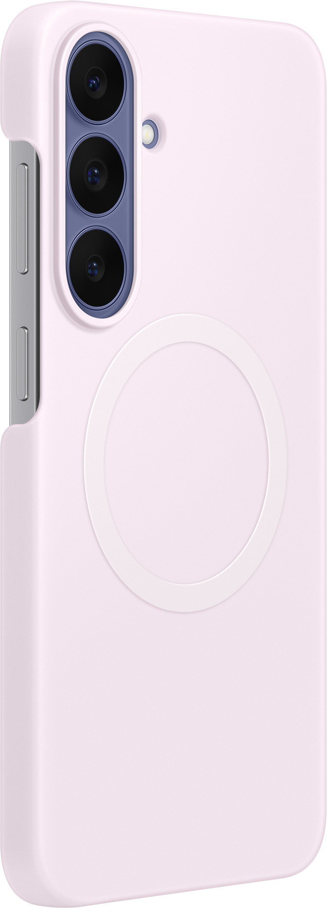 Samsung Galaxy S26 FE Siliconen Back Cover met Magneet Roze rechterkant