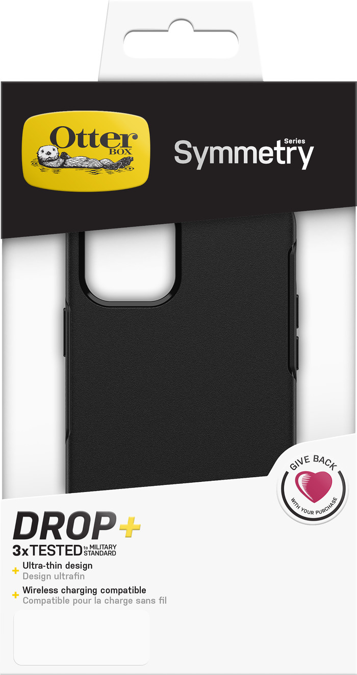 Otterbox Symmetry Apple iPhone 12 / 12 Pro Back Cover Zwart null