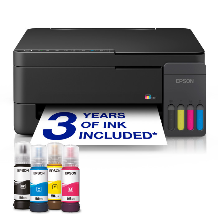 Epson EcoTank ET-2910 + 1 Set Extra Ink Bottles visual supplier