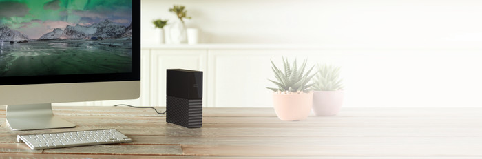 WD My Book 18TB product in gebruik